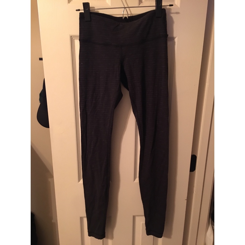 Lululemon Heathered Gray Wunder Under Leggings - image 1